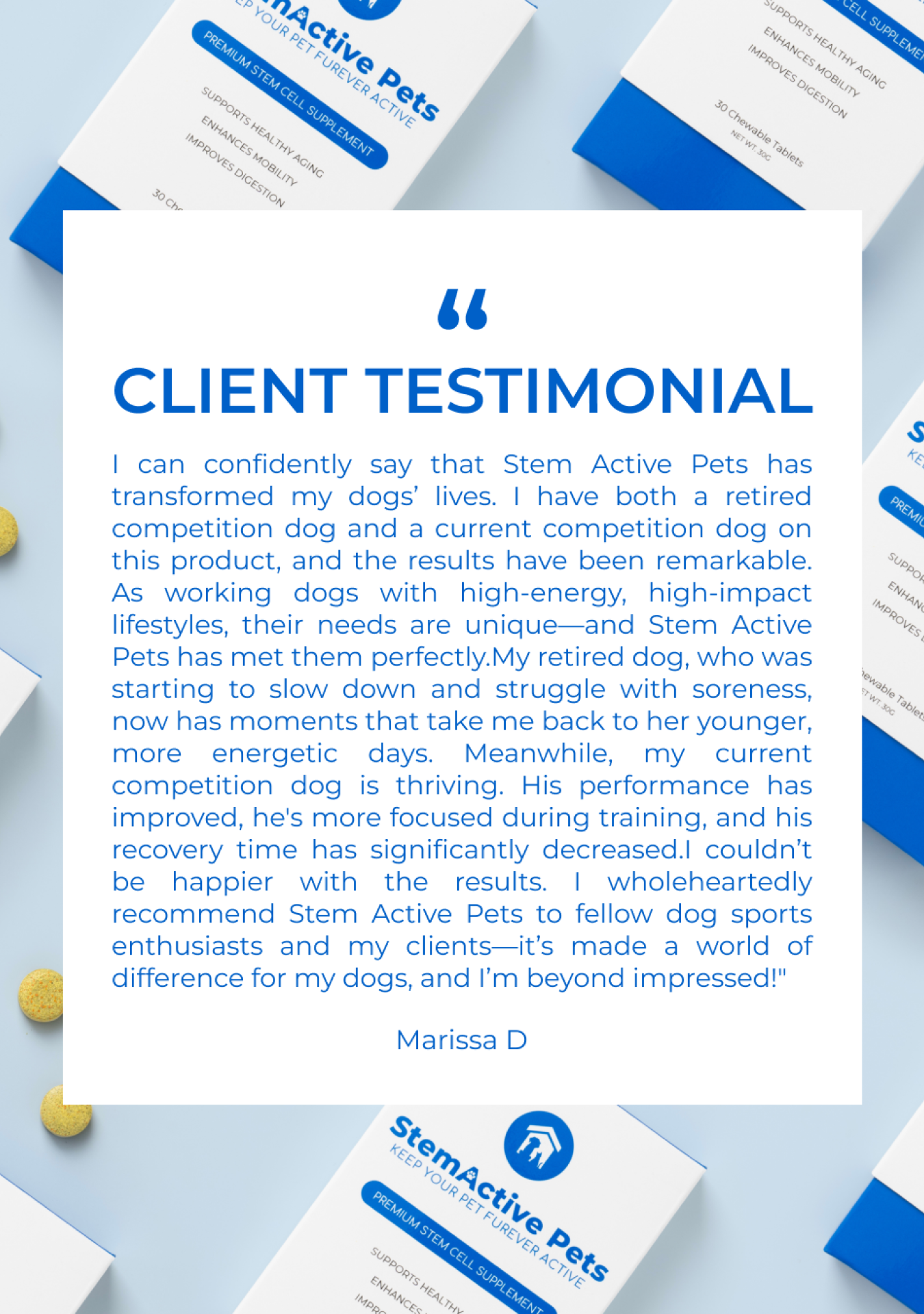 StemActive PETS Testimonial